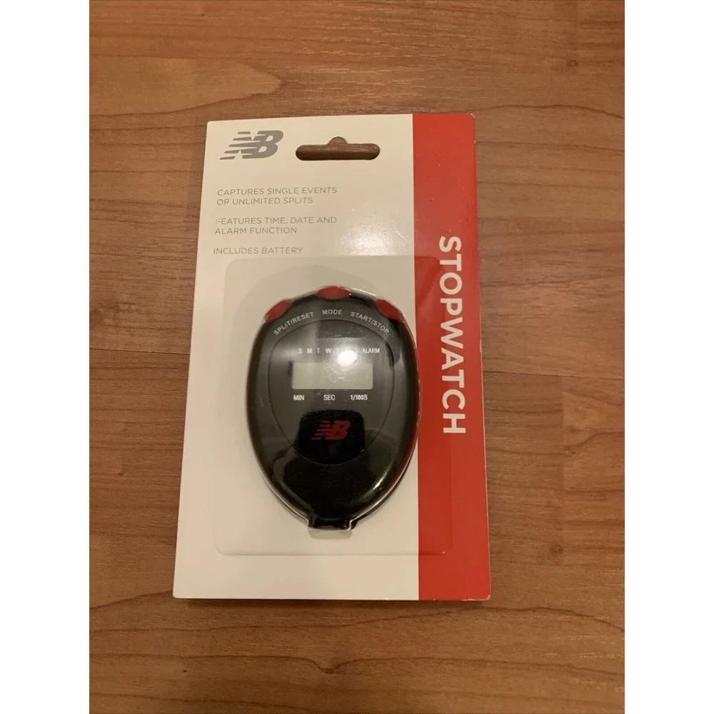 New Balance Digital STOPWATCH with Time, Date, and Alarm
